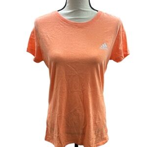 Adidas Women's Short Sleeve Tee Vibrant Orange 2XL NWT